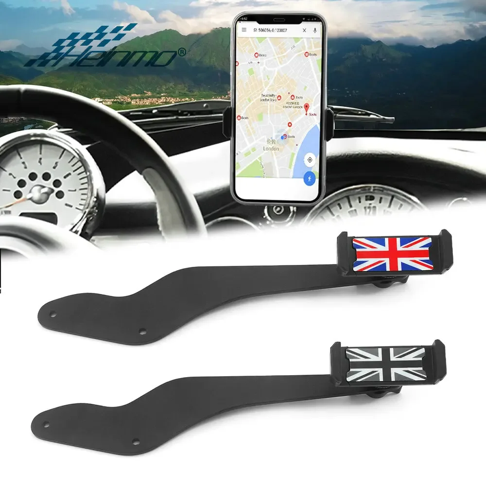 For MINI Cooper R50 R52 R53 Car multi-functional mobile phone holder phone holder mobile phone holder gps holder dashboard GPS bracket Aluminium Alloy accessories