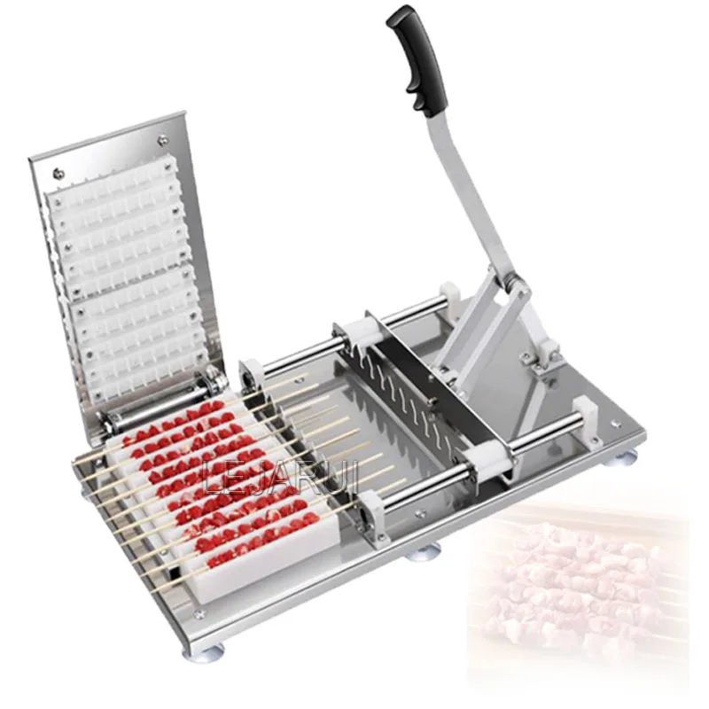 

BBQ Meat String Machine Row BBQ Skewer Maker Box Barbecue Camping Supplies