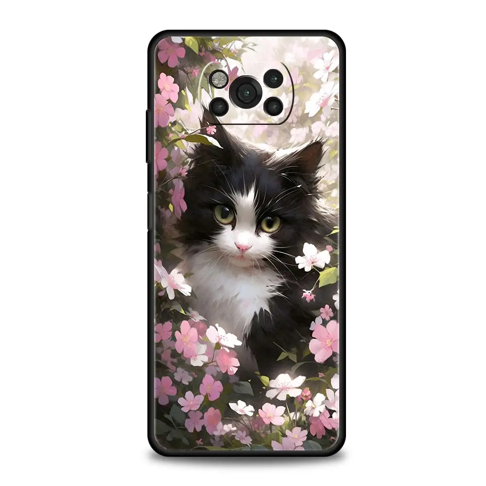 Charming Cat-Themed Soft Phone Case Cover