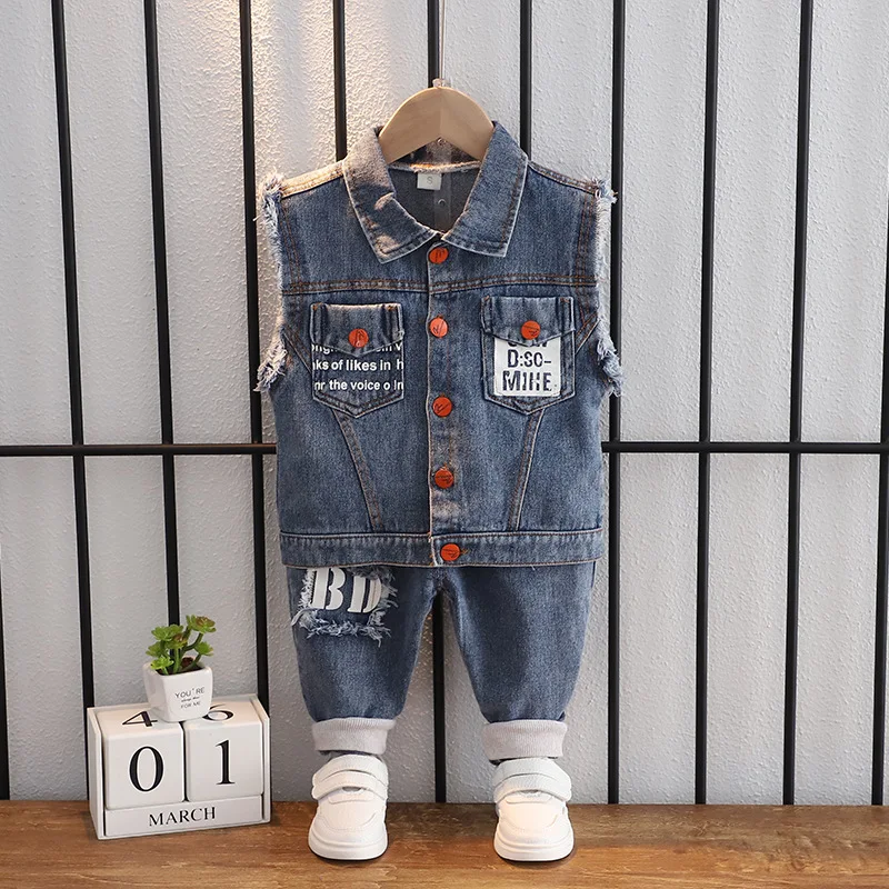 ToddlerBoysOutfitsKoreanFashionBabyBoyClothesforChildren