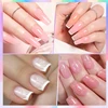 BORN PRETTY Transparent Jelly Nude Gel Nail Polish 10ml Sheer Glitter Crystal Varnis Semi Permanent for Nail Art DIY at Home 6