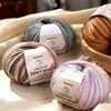 50g/Roll Gradient Cake Yarn Hand Knitted Wool Cotton Yarn Crochet Thread Clothing Hat Scarf DIY Knitting&Crocheting 6