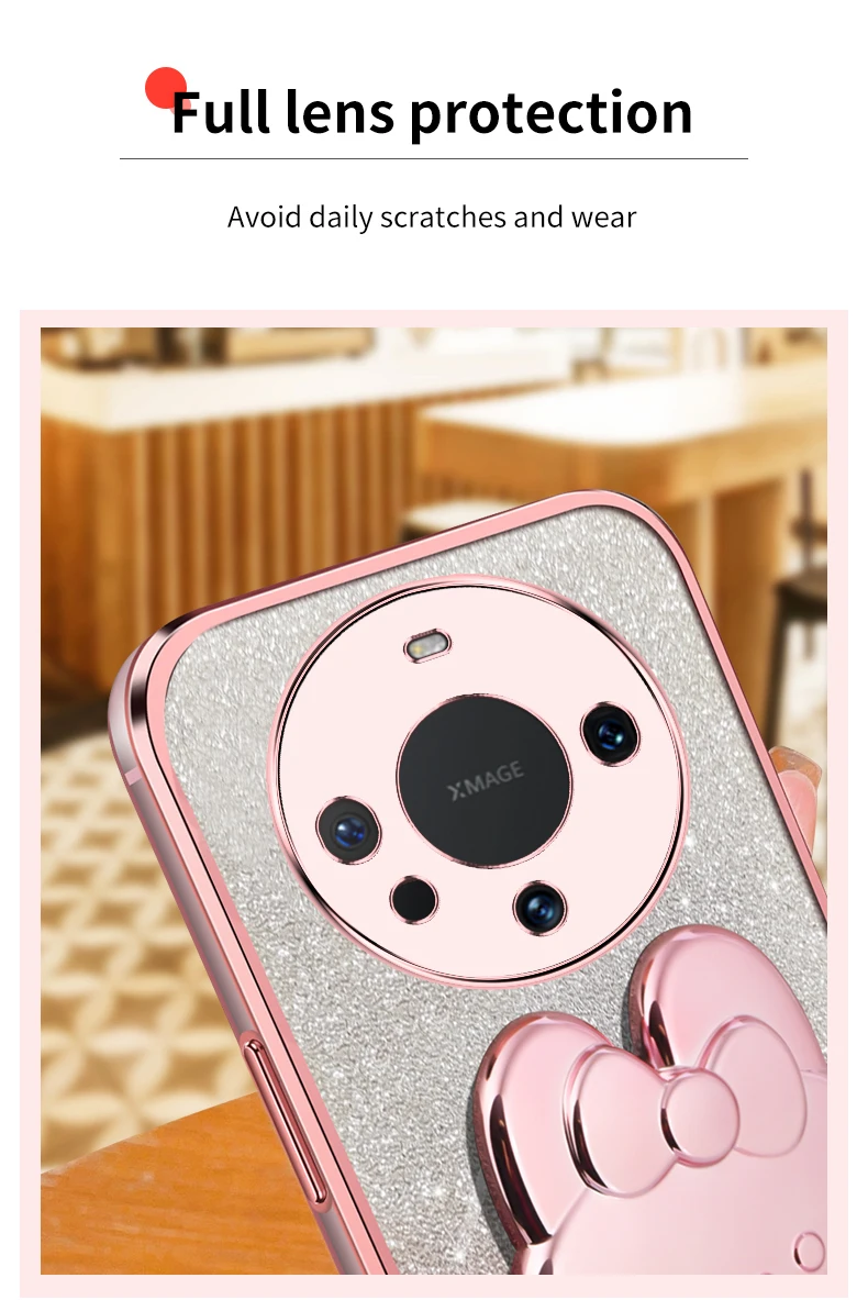 Coque de protection souple avec miroir de maquillage et paillettes pour Huawei Nova 10 Pro, 8, 11, 7, SE, 5 Pro, 3, 4, 5, 6, Nova9se_voghion.com