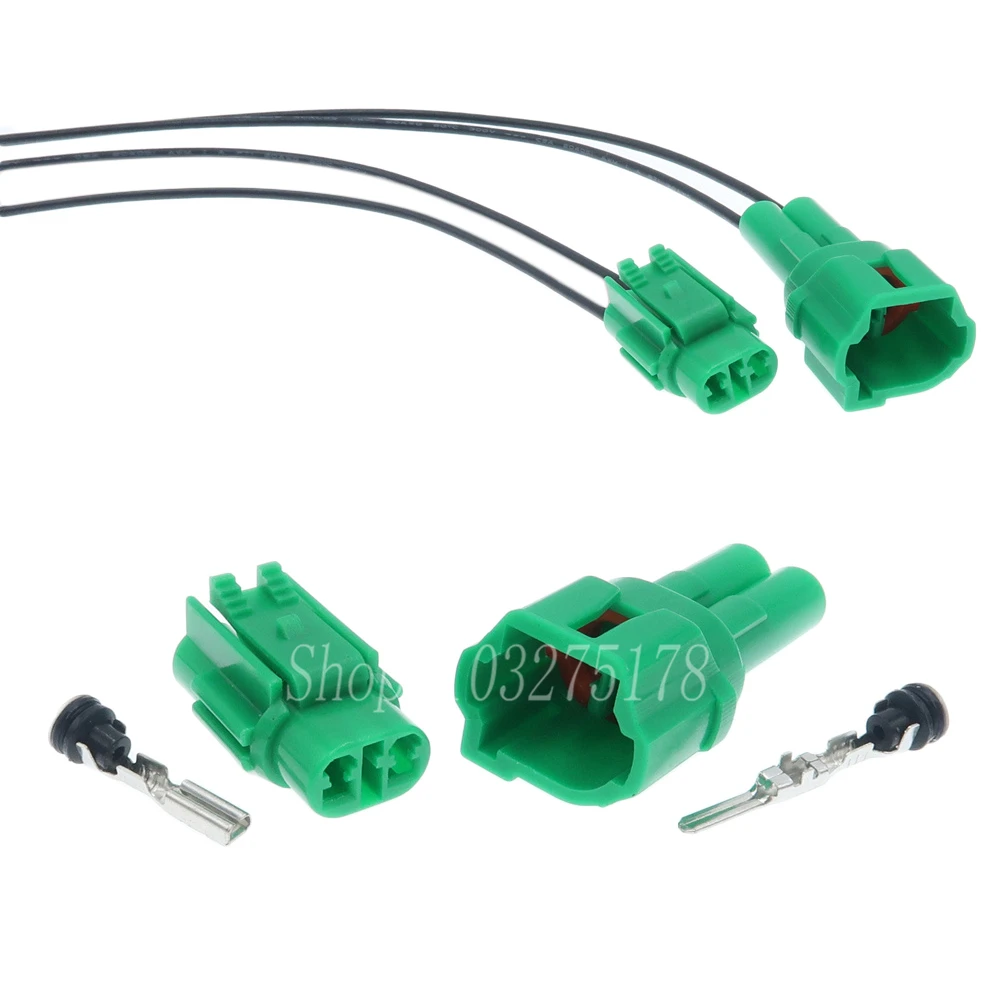 

1 Set 2 Pin 6180-2591 Car Tail Lamp Fog Light Wire Cable Male Plug Female Socket Waterproof Connector for Toyota BYD