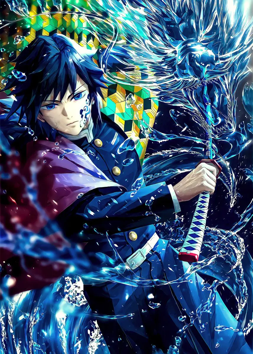XIANSHI Conjunto de caixa de mangá caçador de demônios de anime japonês, pôster de arte em tela e impressão de imagem de arte de parede moderna para decoração de quarto de família