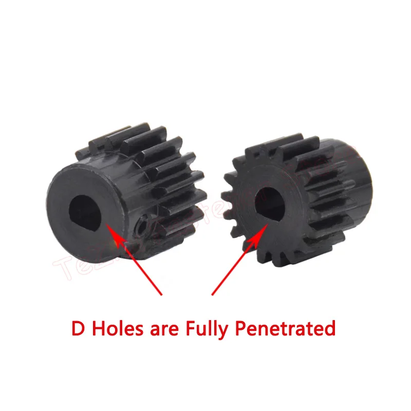 1pc 15 Teeth 1M Spur Gear with Step 1 Module 15T 45# Steel Metal Motor Gear D Hole 5x4.5/6x5/6x5.5/8x7/8x7.5mm