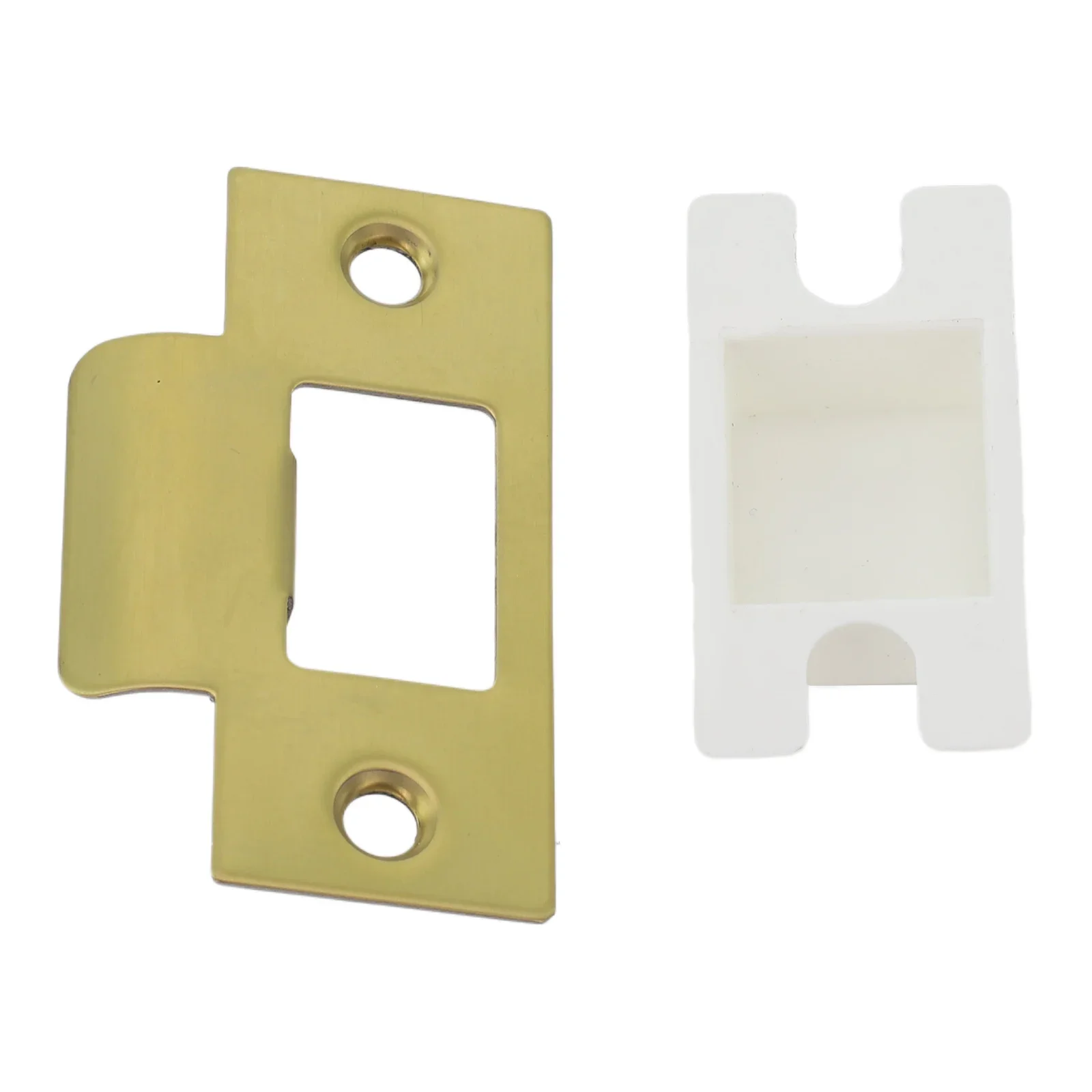 1 Set Door Strike Plate Stainless Steel Door Reinforcement Plate Gold Silver Reinforcing Locks Hardware door lock door latch