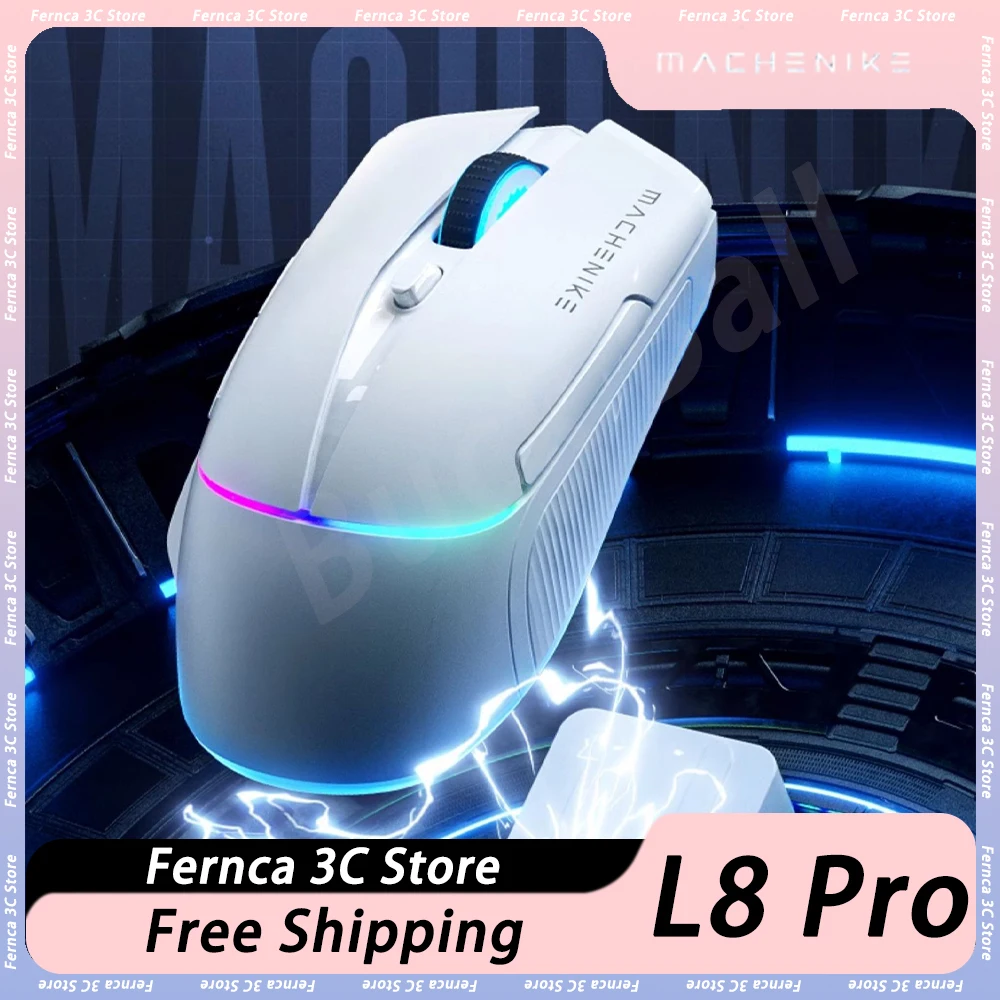

Original L8 Pro Bluetooth Wireless Mouse Tri Mode 8k Lightweight Ergonomics Return Mouse Accessory For Computer Gaming Man Gifts