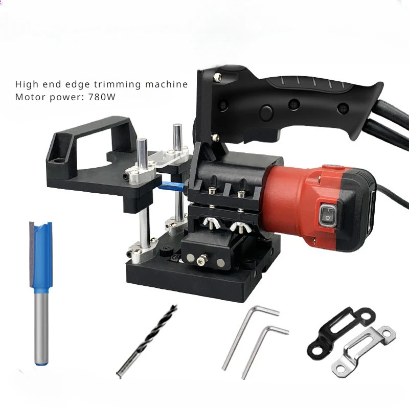 

2in1 Small Portable Slotting Rack Mold Trimming Machine Double Rebound Screw Positioning Crossbar Woodworking Slotting Rack Mold