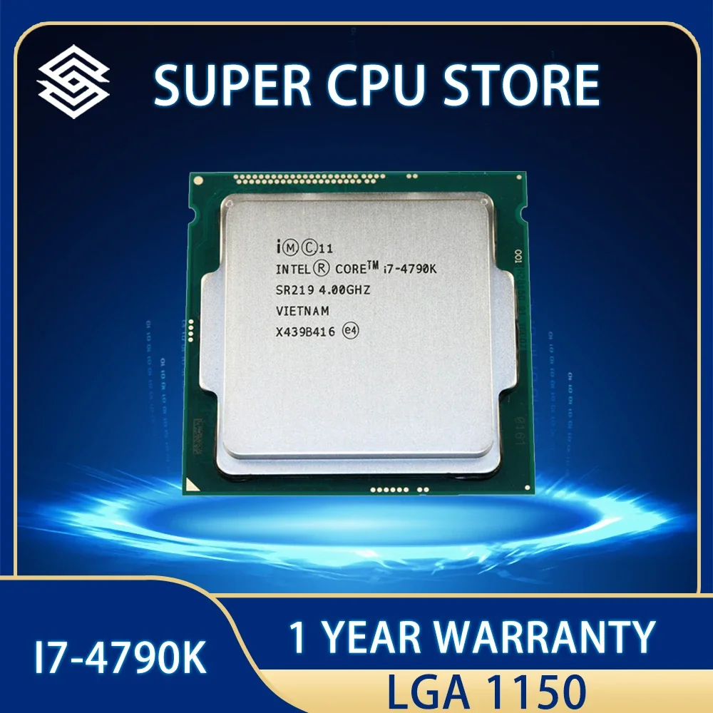 

Intel Core i7-4790K i7 4790K CPU Processor 88W 8M 4.0 GHz Quad-Core Eight-Thread LGA 1150