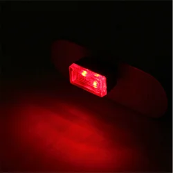 Compact Car Interior USB LED Ambient Light - Decorative Auto Accessory (Red)