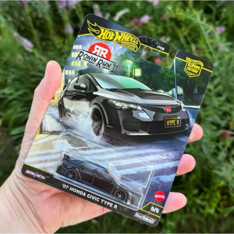 New Mattel Hot Wheels Ronin Run 2 Car Culture Meteor Iron Bottom Rubber Tire 1/64 Car Models Scale Alloy Die-Cast Car Collection