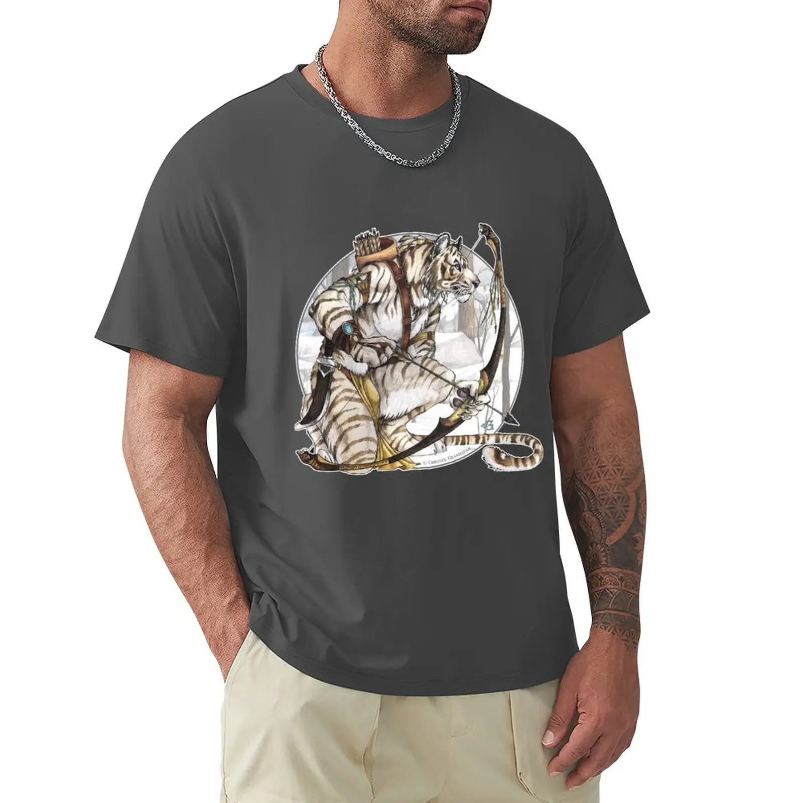 

Spirit Hunter T-Shirt summer tops oversized blanks heavy weight t shirts for men