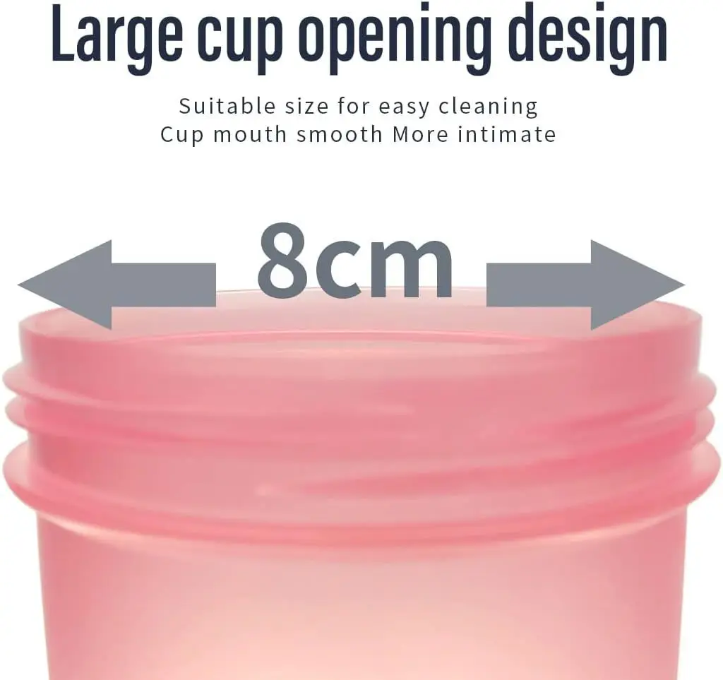 Shaking Cup 600ml/20oz Sports with Metal Stirring Ball for Protein Powder Mixing Hydration