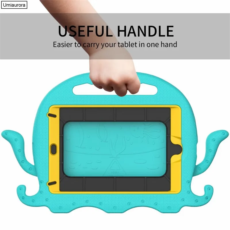 Miúdo dos Desenhos Animados Eva Capa para Ipad 7th 8th 8th 10.2 6th Gen 9.7 2023 Mini ar 10.9 Pro 11 Tablet à Prova de Choque Case Escudo - Imagem 4