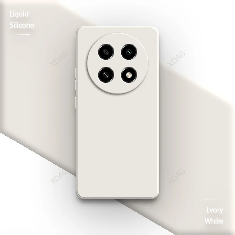Premium Liquid Silicone Phone Case with Lens Protection - Soft Back Cover