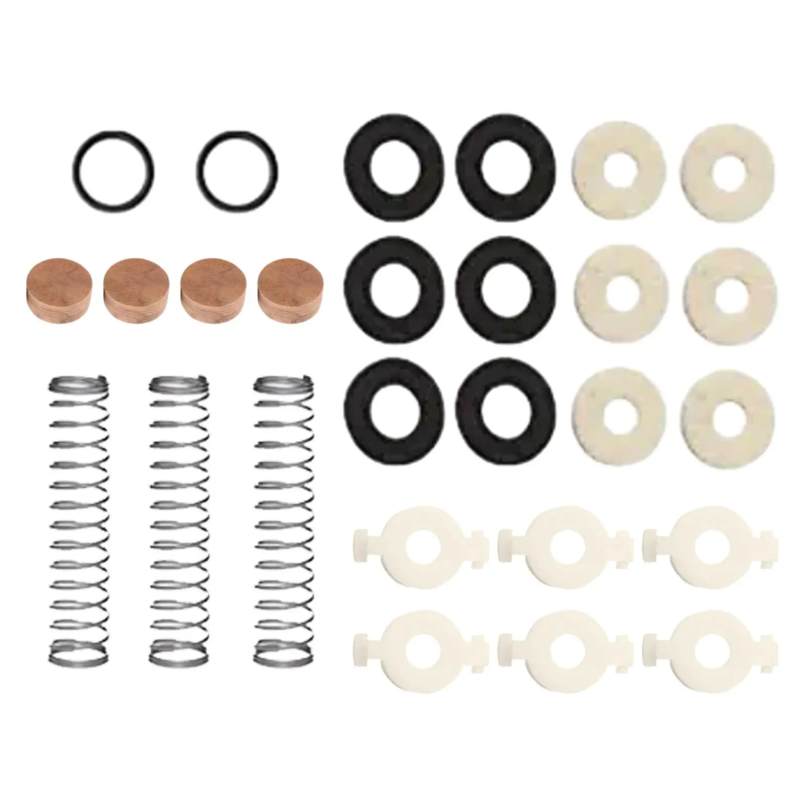 27x Repair Kits Instrument Parts Cork Pad Metal Spring Felt