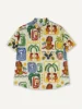 Fashion New Men's Short-Sleeved Shirt Plaid Hawaiian Style Print Daily Casual Beach Holiday Wear With Men's Oversized Shirt Tops 2