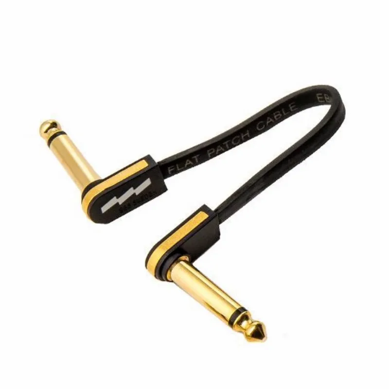 

Premium Gold Flat Head Black Gold Professional Single Block Effect Connector Short Wire