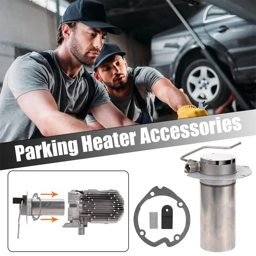 Air Diesel Heater 12V Air Diesel Parking Heater Burner Insert Torches Combustion Chamber Combustor Gasket 5KW For Car Truck VAN Camper car heater accessories