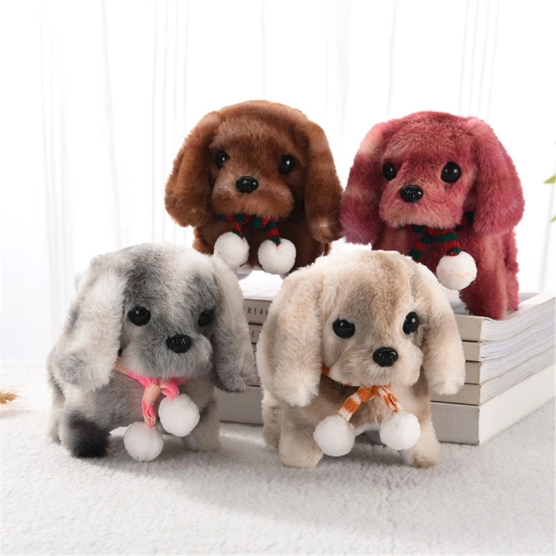 

Плюшевые мягкие игрушки, милый щенок, электрическая игрушка, подарки на Новый год, Рождество и день рождения