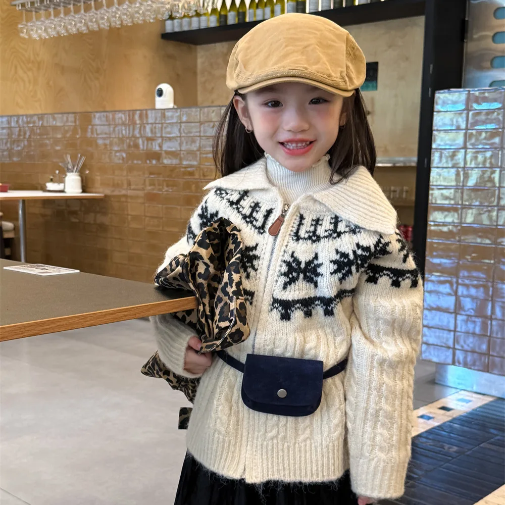 ملابس الأطفال معطف الفتيات  الخريف جديد الكورية طوق سترة سترة الفتيات الحلو