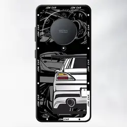 Soft Shell Case with Japan JDM Sports Car Design for Honor 8X (Mix01)