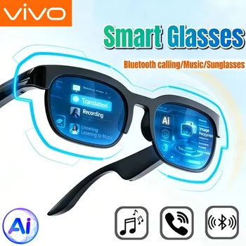 VIVO 2026 New Smart Glasses AI Translation Bluetooth Conversation Recording Listening To Music Smart Sunglasses for Men Women 1