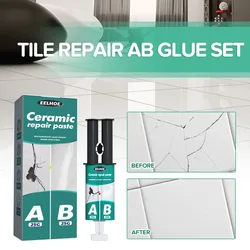 Tile Repair Paste Repair AB Glue Ceramic Crack Repairing Agent Adhesive Set Bathroom Tub Floor Wall Sink Vanities Repair Paste