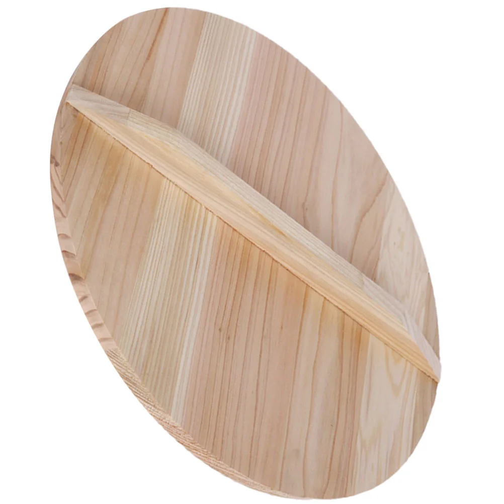 

Fir Pot Lid Kitchen Gadget Frying Pan Cooking Tool Protective Wok Accessories Wooden Utensils Home Kitchenware Anti-spill