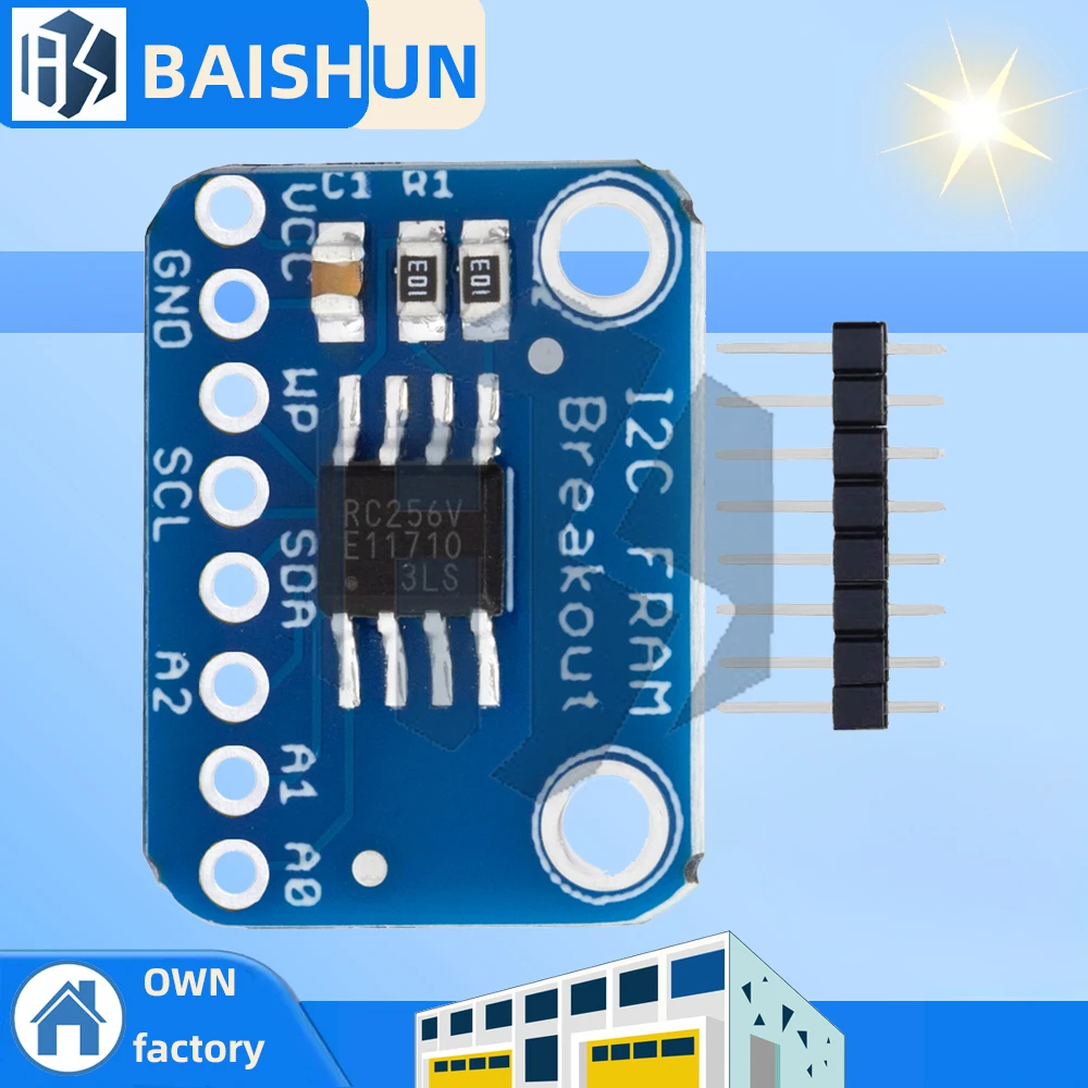 2x MB85RC256V Breakout Shield – FRAM-Speichermodul Für I2C-Projekte