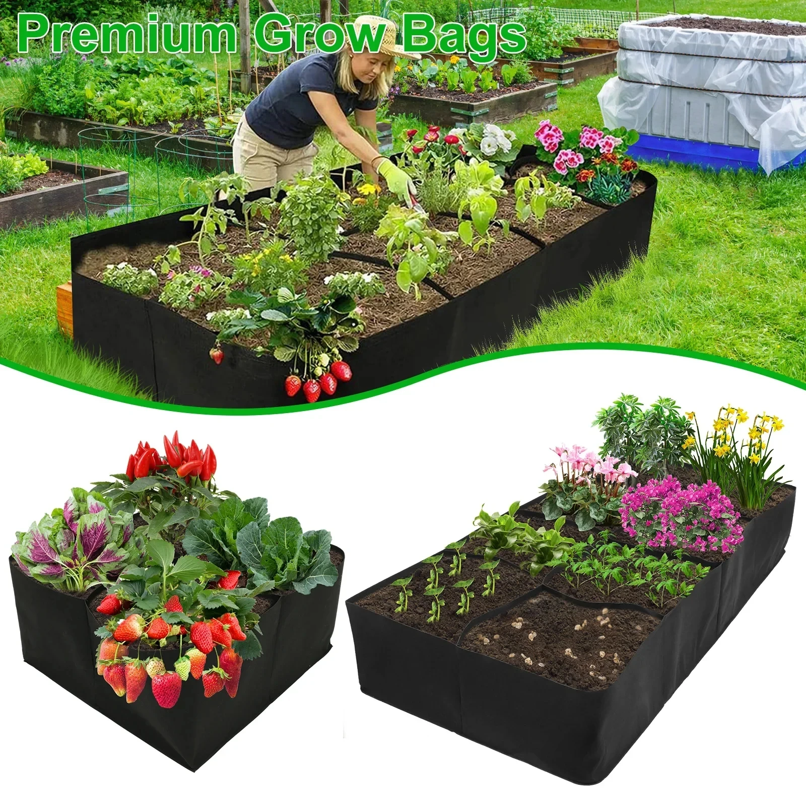 Plant Rectangular Hdpe Grow Bags at Best Price in Ambernath | Healthunbox  Private Limited