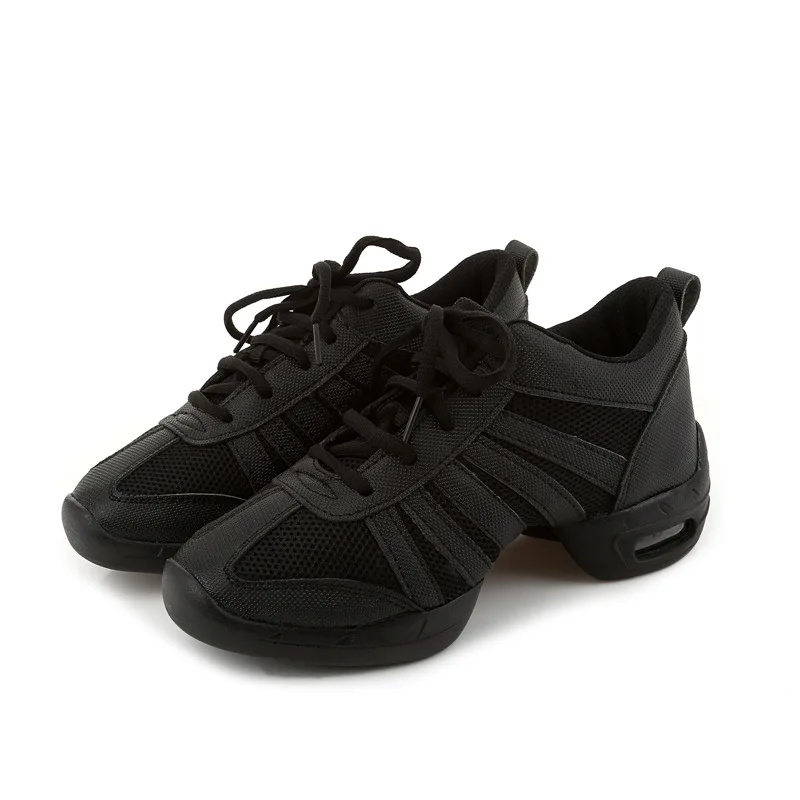 Air Cushion Sports Dance Shoes Mesh Square Dance Shoes Breathable Aerobics Shoes Women Soft Bottom Jazz Dance Sneakers Children