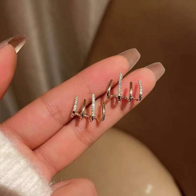 Simple Gold Pearl Stud Earrings For Woman Korean Fashion Jewelry Wedding Girl's Sweet Accessories