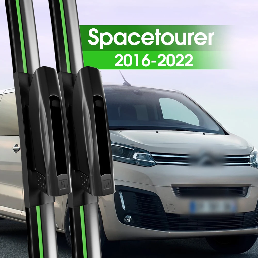 Щетки стеклоочистителя для Citroen Spacetourer 2016-2022 2017 2018 2019 2020 2021, 2 шт. Щетки стеклоочистителя для Citroen Spacetourer 2016-2022 2017 2018 2019 2020 2021, 2 шт.