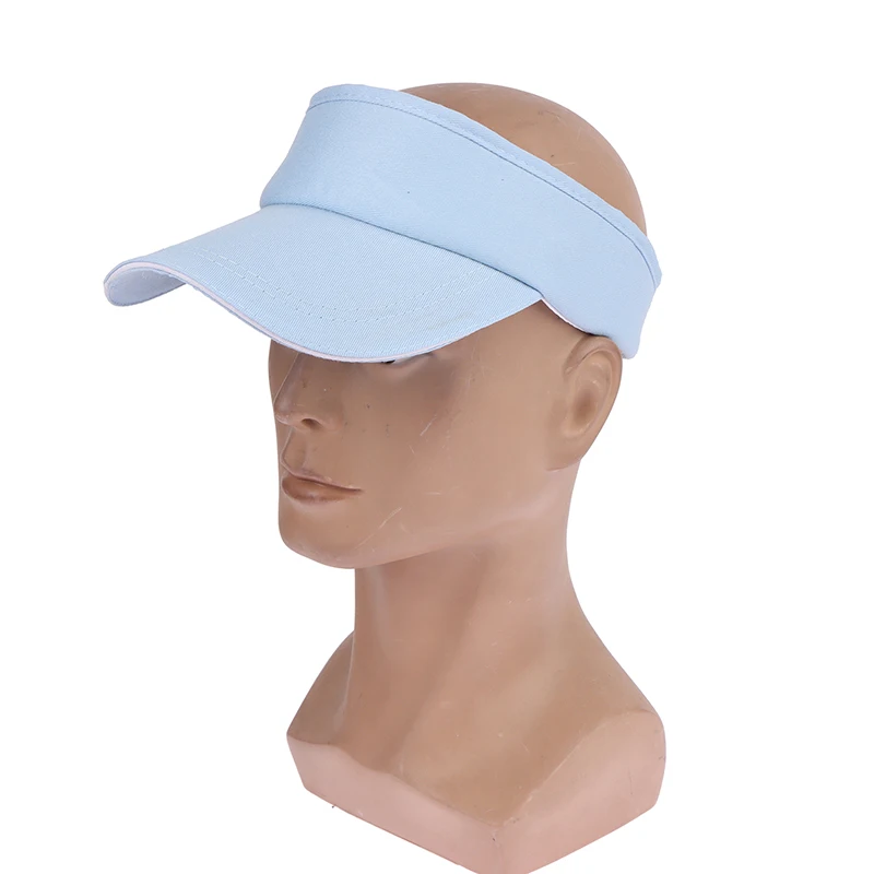 1Pc Tennis Caps Sport Headband Adjustable Visor Hat Caps For Men Women Empty Top Tennis Beach Hat Summer Outdoor Sports