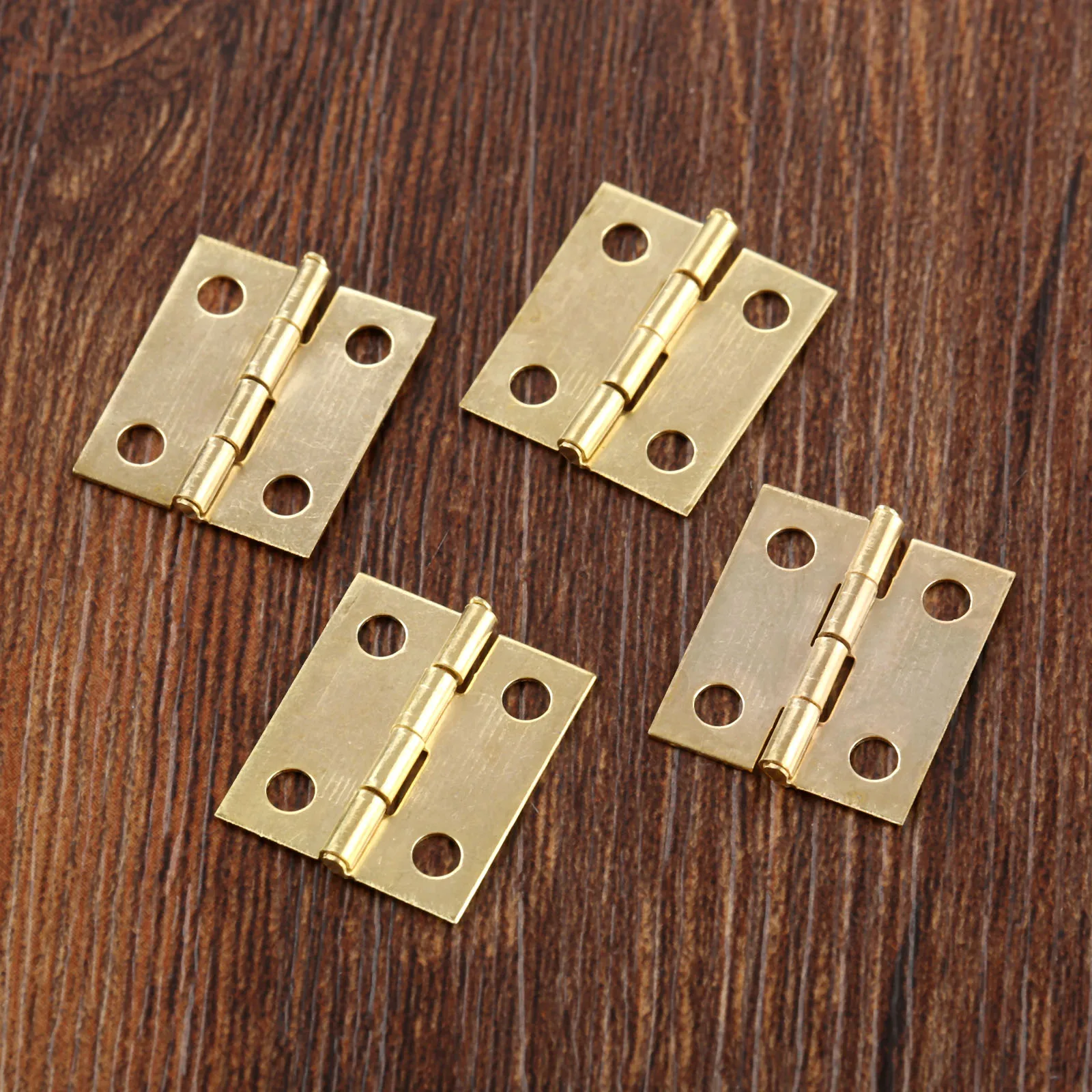 Furniture Hinge Wooden Box Hinge Cabinet Hinges 20Pcs 18*16mm With Screw