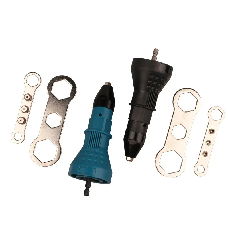 Electric Drill Rivet Nut Adapter Tool Cordless Riveting Conversion Attachment Pull Rivet Gun Adaptor Accessories for Metal Wood Working Repair Tool