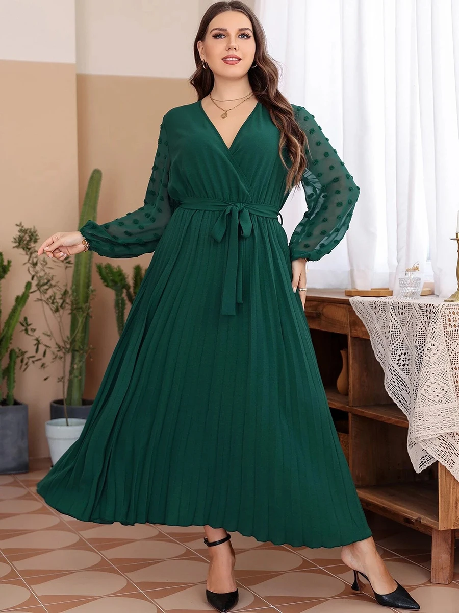 chiffon dress plus size