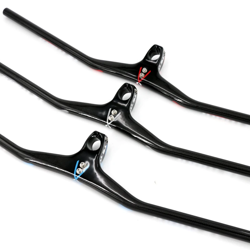 Rwlre Guidon intégré, Nouveau Guidon de vélo de Montagne Brillant Mat