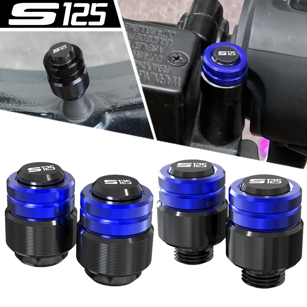 

FOR SUZUKI GSXS125 GSXS 125 GSX S125 ABS 2017-2023 Motorcycle Rearview Mirror Plug Hole Screw Cap & Tire Valve Stem Caps Cover