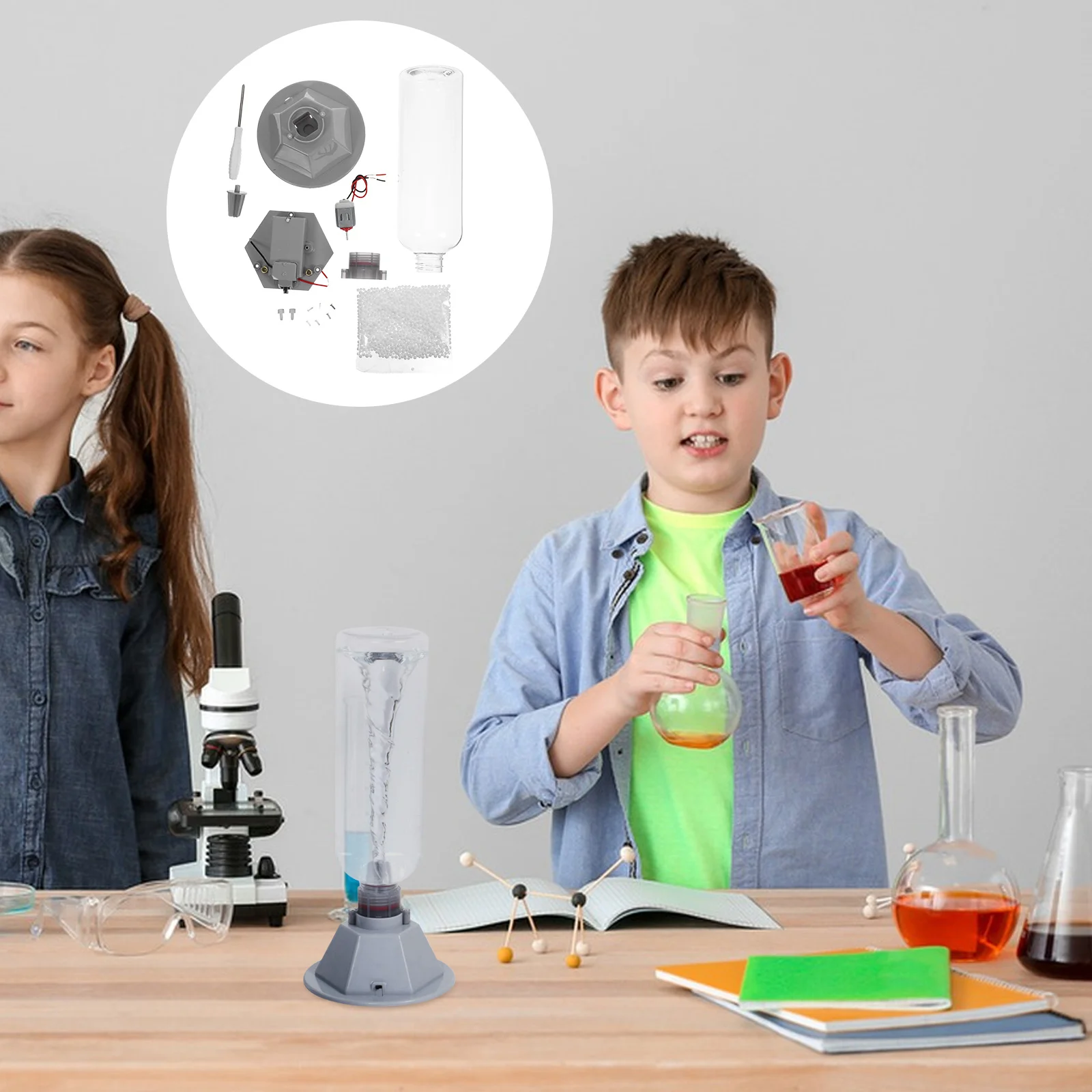 

Taste Suite Tornado Simulation Experiment Primary School Toy Abs Maker Weather Toys