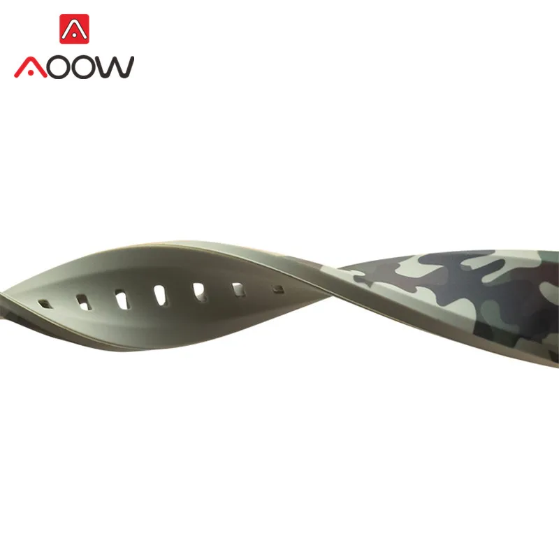 Camo Silicone Sport Strap - Quick Release Waterproof Band - 20/22/24mm
