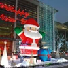 Smiley Giant Inflatable Santa Claus Outdoor Christmas Decoration Inflatables Lighted Santa Blow Up Yard Lawn Xmas Holiday Party 3