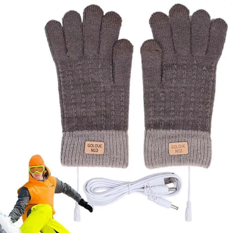 

Зимние перчатки с подогревом, теплые велосипедные перчатки, велосипедные теплые перчатки с закрытыми пальцами для сенсорного экрана, водонепроницаемые, для активного отдыха, для рыбалки, мотоцикла