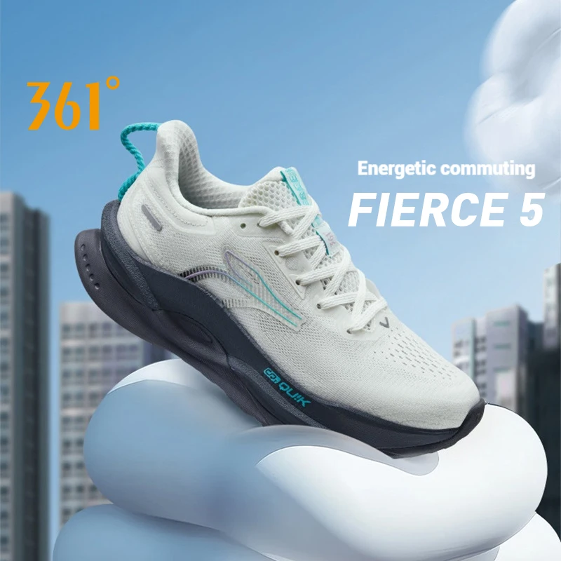 361 Degrees Fierce 5 Women Running Shoes New Mesh Breathable