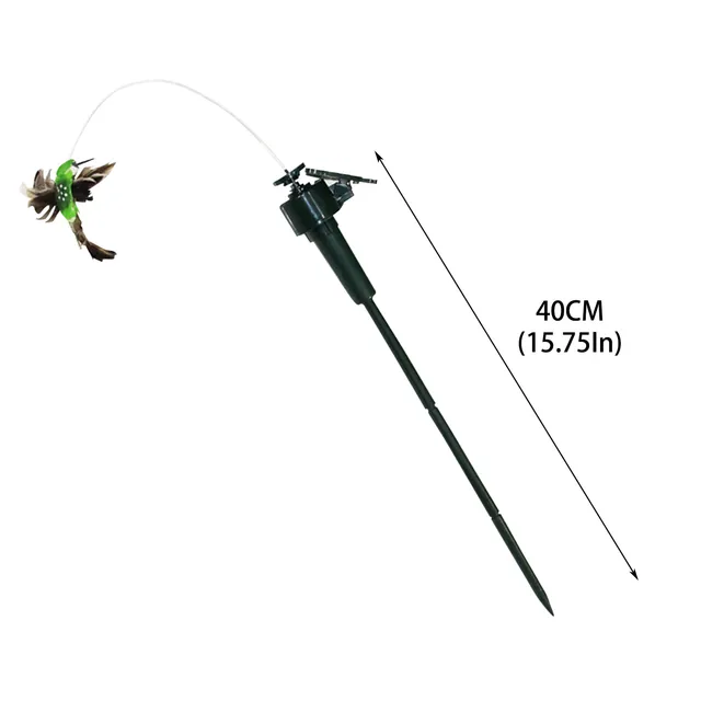 Napenergiával Ellátott Repülő Zümmögő Pillangó Madárkert Dísznövények Virágok Tét Dekoratív Tétek - Image 6