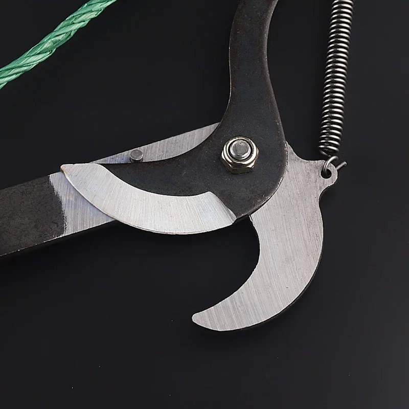 High-Altitude Extension Lopper Pruning Shears with Nylon Rope Carbon Steel Branch Pulley Design Garden Tree Trimming Tools 4