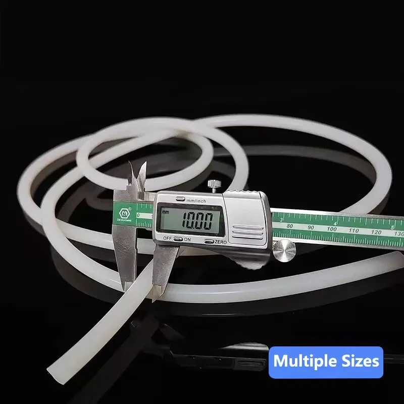 Silicone Rubber Sealing Strip 1/2Meter Solid Round Bar Rods &Oslash;1mm to 25mm High Temp Waterproof