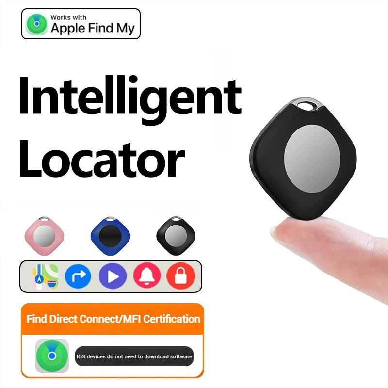 Smart GPS Tracker For Apple iOS System Find My APP Air Tag Child Finder Pet Anti-lost Device Mini Portable Locator Reminder